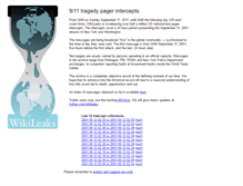 Tablet Screenshot of 911.wikileaks.org